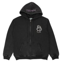 Pass~Port x May Gibbss Webbed Bed Zip Hoodie - Black