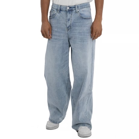 Pro Club Heavyweight Baggy Fit Denim Pant Light Stone Wash