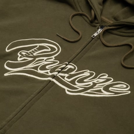 BRONZE 56K SPORTS ZIP HOODY OLIVE