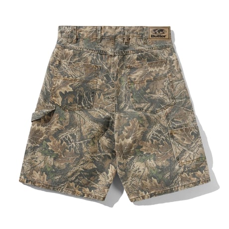 BUTTER GOODS Carpenter Denim Shorts - Forest Camo