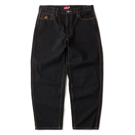 Hellrazor Baggie Denim Pants - One Wash Black