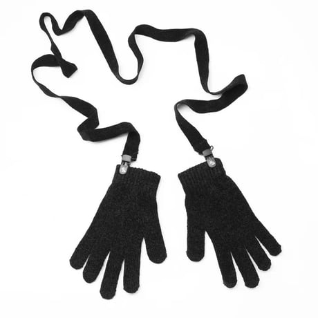 Yardsale Chenille Gloves - Black