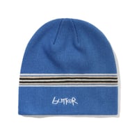BUTTER GOODS Pier Skully Beanie - Pacific Blue