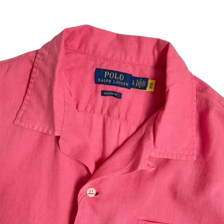Polo Ralph Lauren Classic Fit Woven Camp Shirt-Pale Red