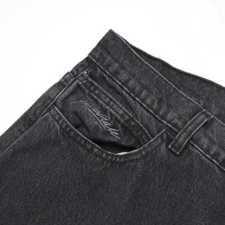 YARDSALE SLUB STAIN PHANTASY JEANS - Black