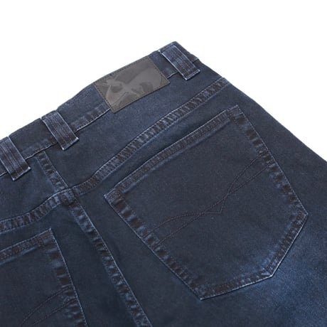 YARDSALE IVORY SLUB JEANS - Dark Denim