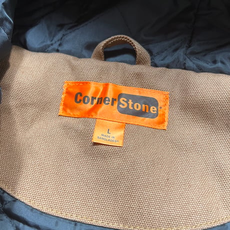 CornerStone Duck Cloth Hooded Work Jacket Brown