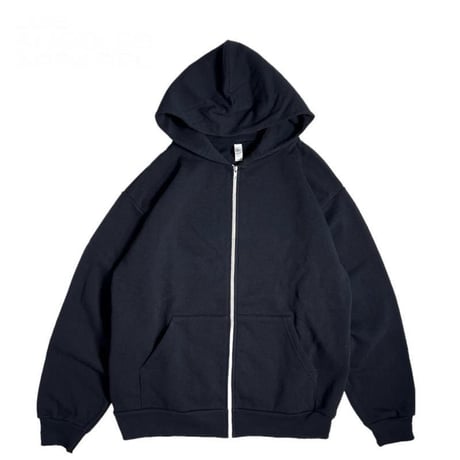 Los Angeles Apparel 14oz Heavy Fleece Full Zip Hoodie Navy