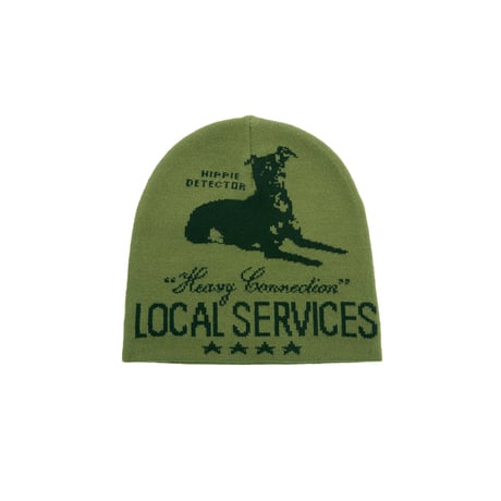 OBEY Location Services Beanie Moss Green