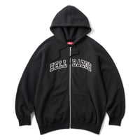 Hellrazor Arch Logo Fullzip Hoodie - Black