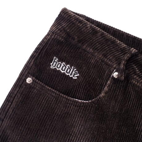 Hoddle Ranger Cord Pant - Black Wash