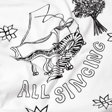 Cafe Gaurab Sketches T-Shirt - White