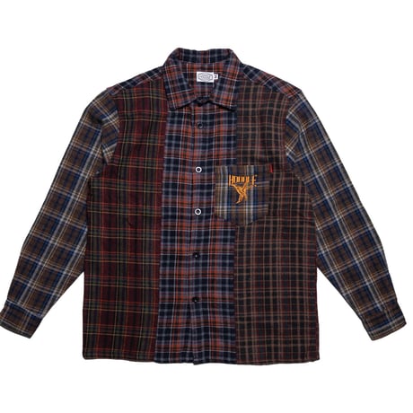 Hoddle Patchwork Flannel OD L/S Shirt