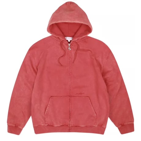 Yardsale Raw Edge Hood - Red