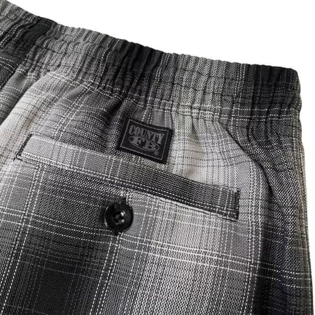FB County Checker Cargo Shorts - Black/Grey