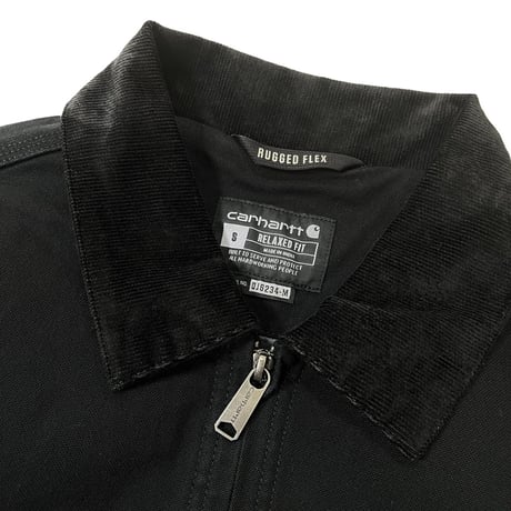 Carhartt USA Re-Engineered Rugged Flex Relaxed Fit Duck Detroit Jacket Black