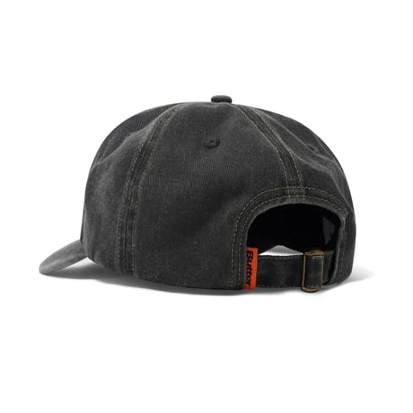 BUTTER GOODS Scribble 6 Panel Cap - Washed Black