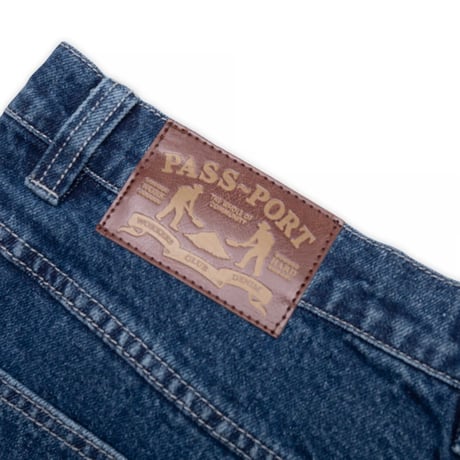 Passport Workers Club Jean Faded Wash Dark Indigo