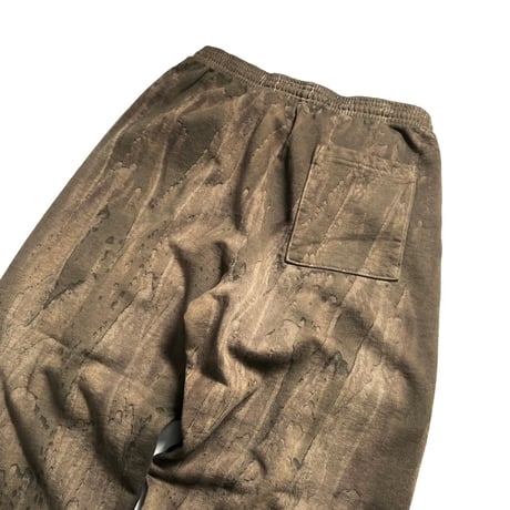 Los Angeles Apparel HF04DD 14oz Heavy Fleece Pants - Drip Dye Olive