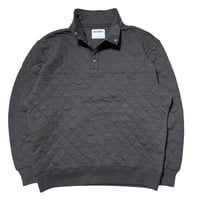 Old Navy Quarter-Snap Quilted Fleece Sweatshirt Panther