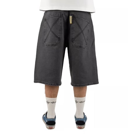 Homeboy x-tra Monster Denim Shorts - Washed Grey