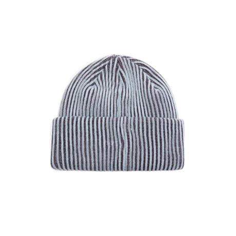 OBEY Bowery II Tone Rib Beanie Light Blue Multi