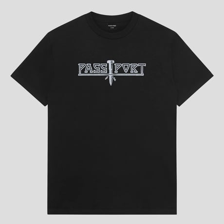 Pass~port Screwed Tee - Black