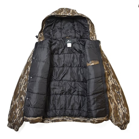 World Famous Sports WK101-500 Waterproof Breathable Insulated Hood Jacket Mossy Oak Bottomland