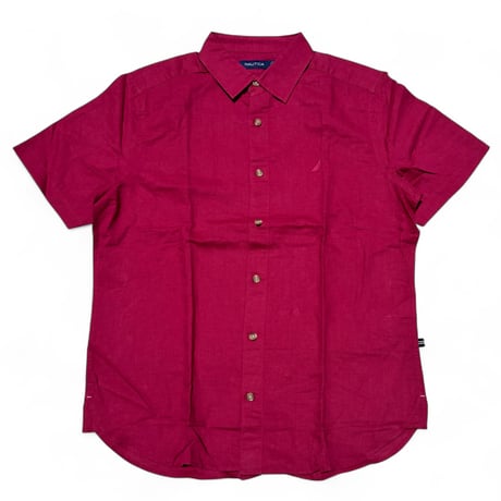 NAUTICA S/S Shirt - Wine Red