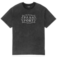 Pass~Port Stone Circle Tee - Washed Black