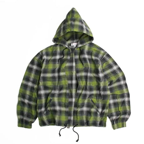 Yardsale Tartan Full-Zip Hood - Green