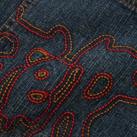 BUTTER GOODS Blotch Denim Jeans - Streaky Navy