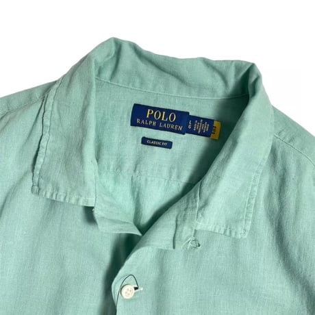 Polo Ralph Lauren Classic Fit Woven Camp Shirt-Celadon Green
