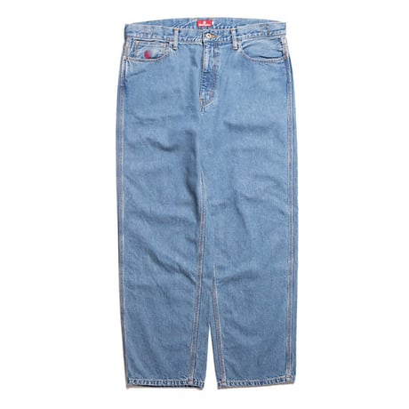 Hellrazor Baggie Denim Pants Wash Indigo