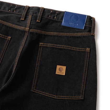 Hellrazor Baggie Denim Pants - One Wash Black