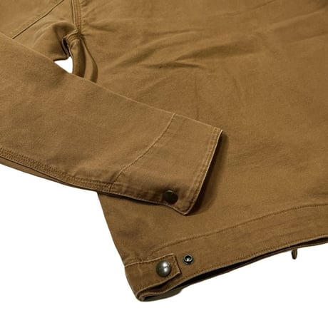 Carhartt USA Re-Engineered Rugged Flex Relaxed Fit Duck Detroit Jacket Brown