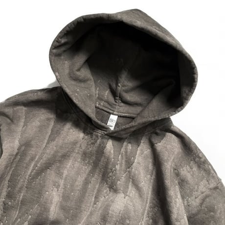 Los Angeles Apparel 14oz Drip Dye Heavy Fleece Hoodie - Black