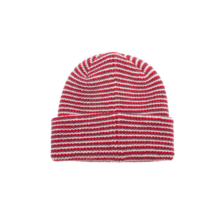 OBEY Parker Striped Beanie Red Multi