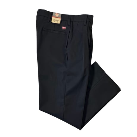 Red Kap PT38 Pleated Twill Slacks Black