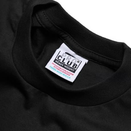 Pro Club S/S Heavyweight Cotton Crewneck T-Shirts Black