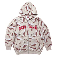Hellrazor Arch Logo Fullzip Hoodie - Desert Camo