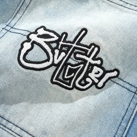 BUTTER GOODS Scribble Denim Jeans - Light Blue