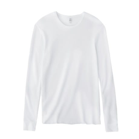 Los Angeles Apparel Poly-Cotton Thermal L/S Crewneck