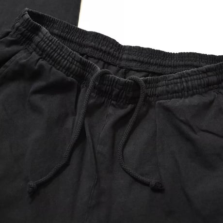 Los Angeles Apparel 8.5oz Heavy Jersey Wide Garment Dyed Casual Pants - Black