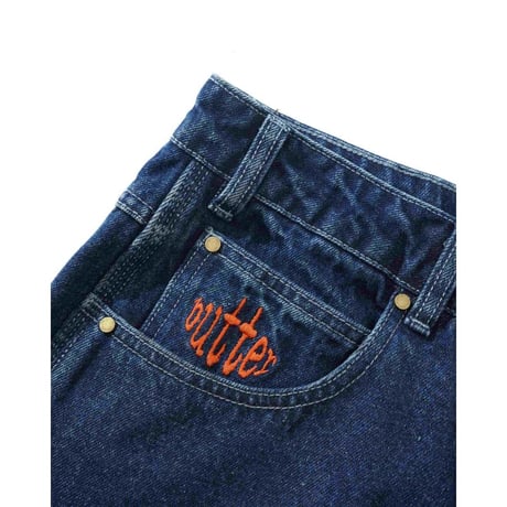 Butter Goods Spider Denim Jeans Dark Indigo