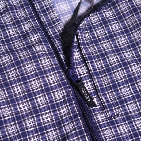 Gramicci Checkered Shell Jacket - Navy