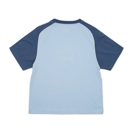 Hoddle Hdl Logo Warped Jersey Tee - Blue