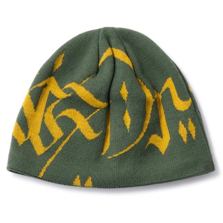 Hellrazor Letter Beanie - Green