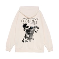 OBEY Dalmation Pullover Hoodie Unbleached