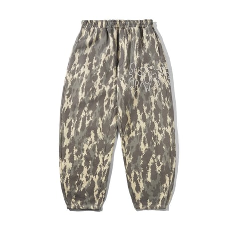BUTTER GOODS Blotch Fleece Pants - Camo